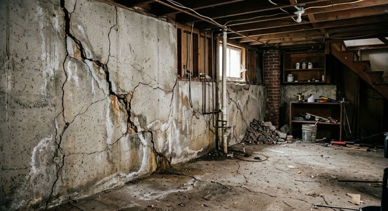 Basement Crack Repair in Cabarrus County, NC
