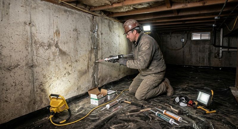 Basement Foundation Repair in Davidson, NC