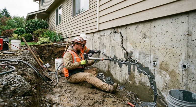 Basement Foundation Repair in Davidson, NC