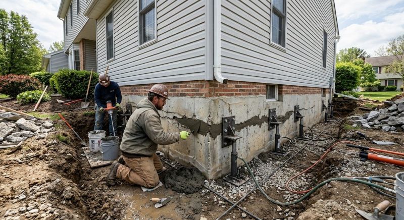 Basement Foundation Repair in Locust, NC