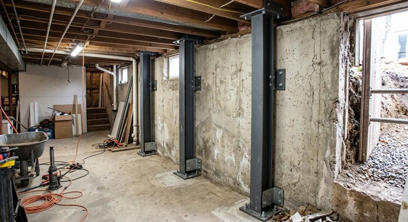 Basement Stabilization in Cabarrus County, NC
