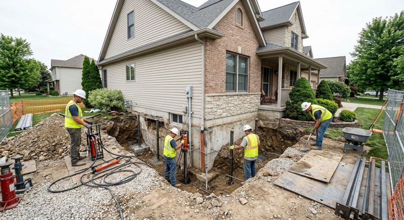 Building Foundation Repair in Cornelius, NC