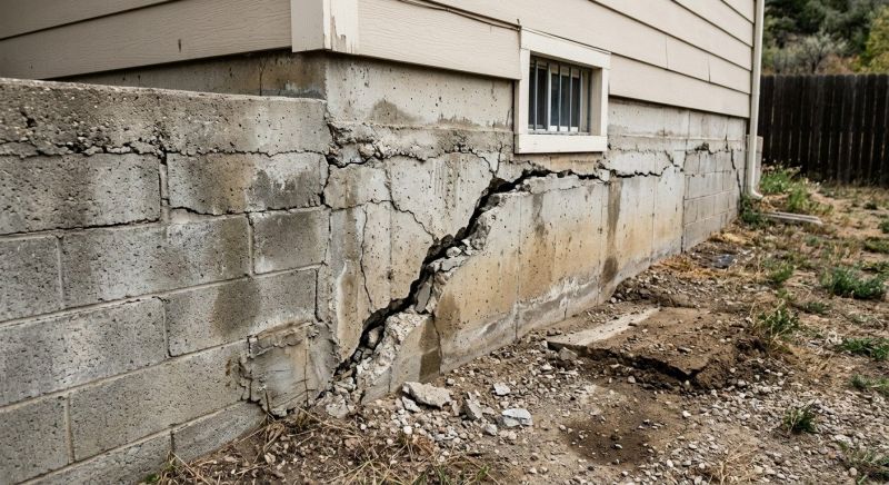 Cracked Foundation Repair in Davidson, NC