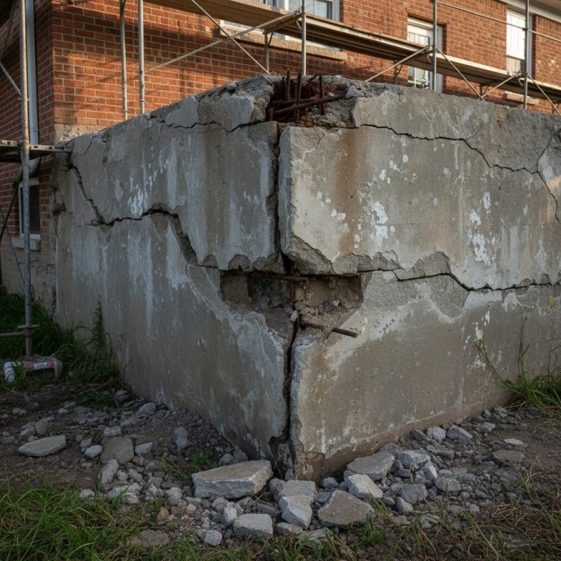 Cracked Foundation Repair in Cabarrus County, NC