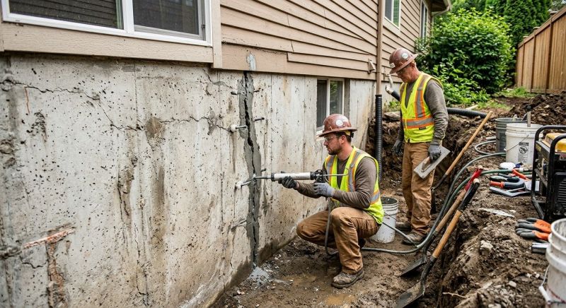 Cracked Foundation Repair in Mooresville, NC