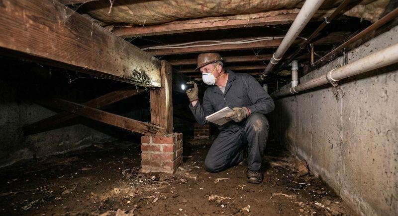 Crawl Space Leveling in Cabarrus County, NC