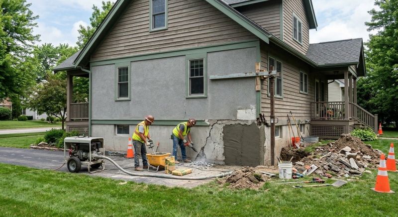 Emergency Foundation Repair in Cabarrus County, NC