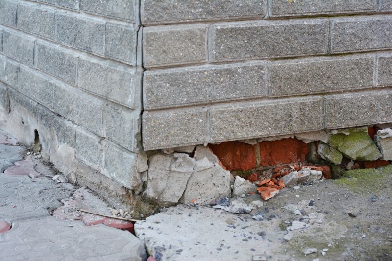 Foundation Damage Repair in Locust, NC