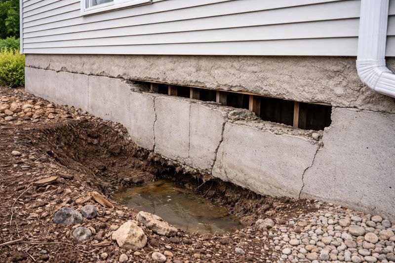 Foundation Damage Repair in Locust, NC