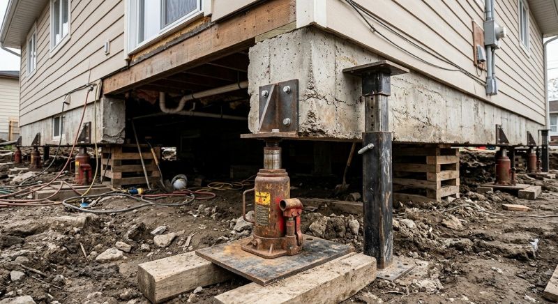 Foundation Jacking in Cornelius, NC