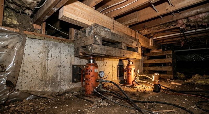 Foundation Jacking in Huntersville, NC