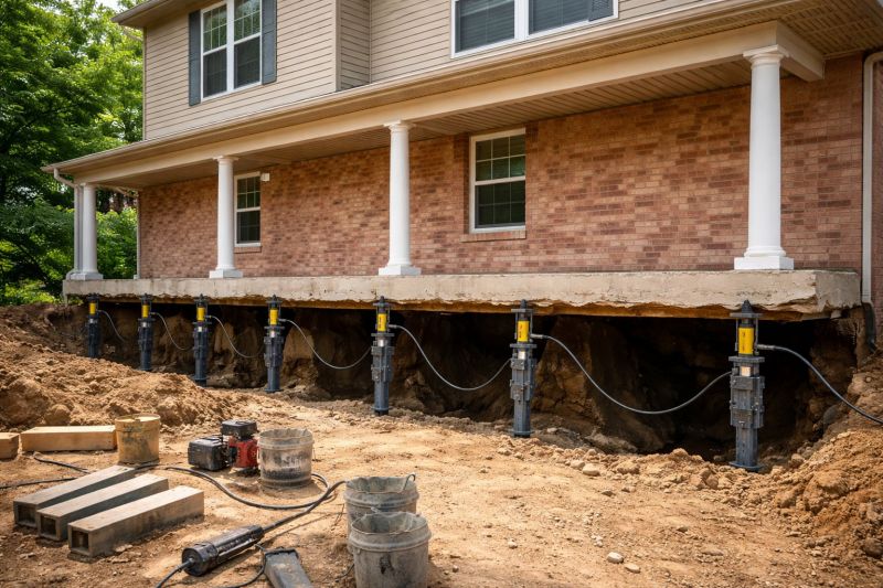 Foundation Jacking in Indian Trail, NC