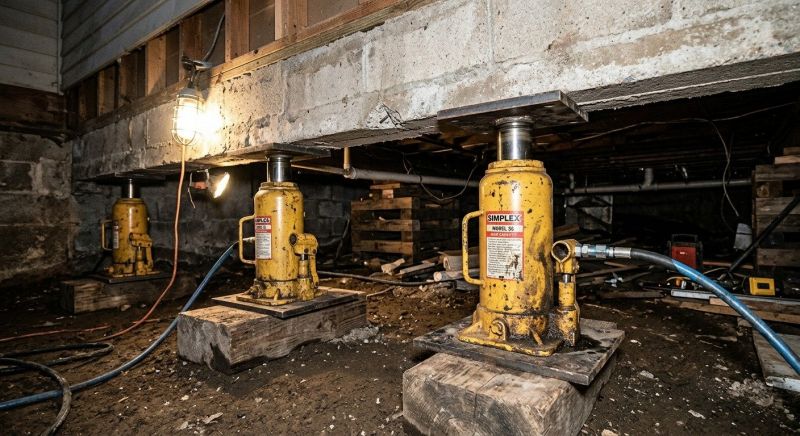Foundation Jacking in Locust, NC