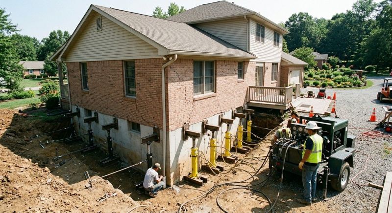 Foundation Jacking in Matthews, NC