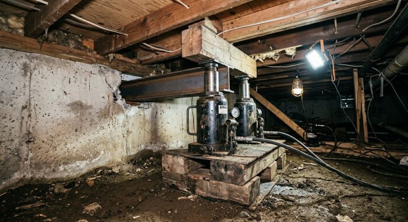 Foundation Jacking in Mount Pleasant, NC