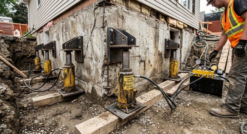 Foundation Jacking in Rockwell, NC