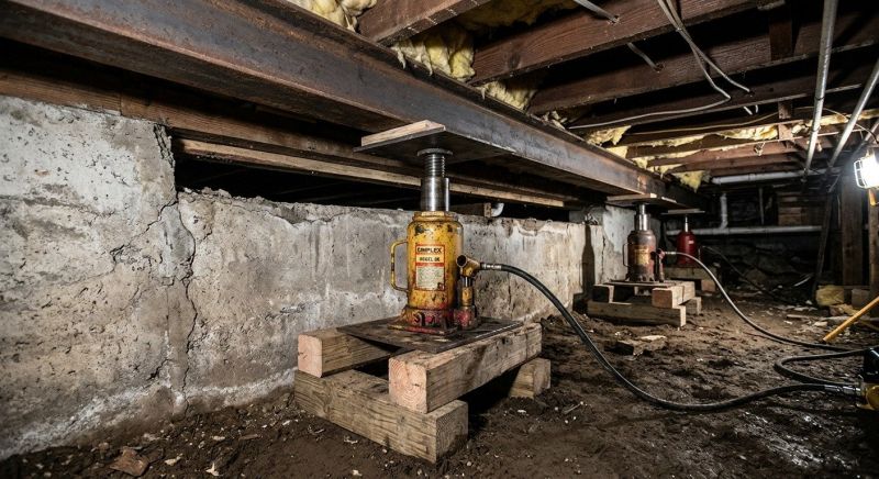 Foundation Jacking in Rockwell, NC