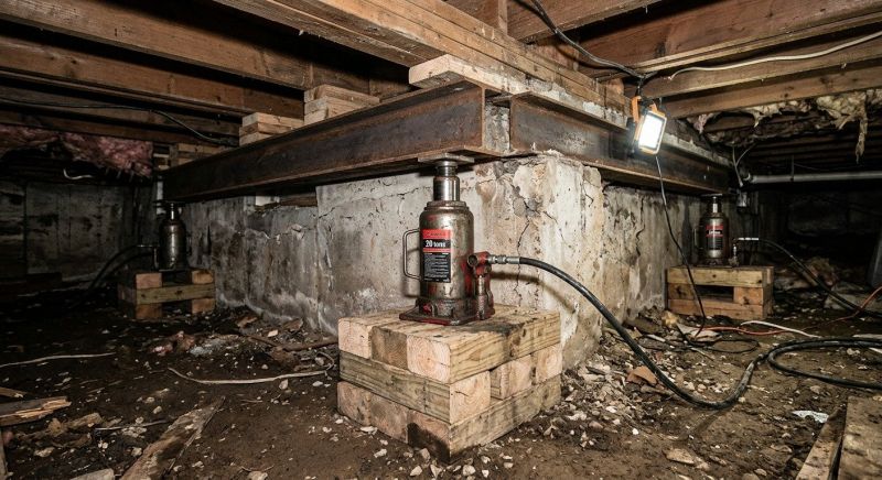 Foundation Jacking in Rockwell, NC