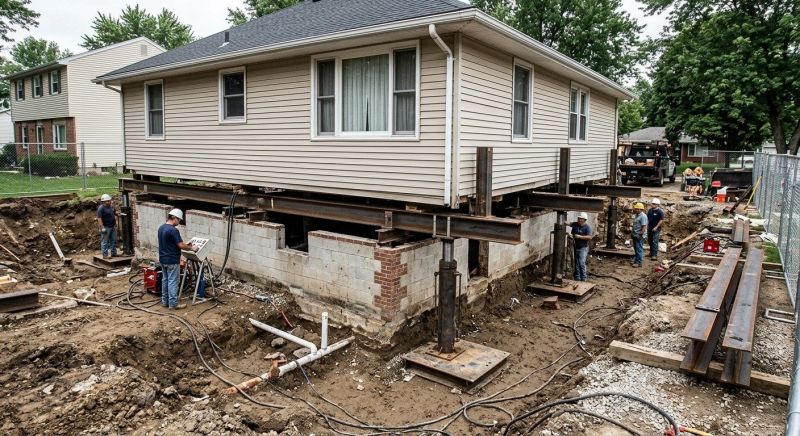 Foundation Lifting in Charlotte, NC