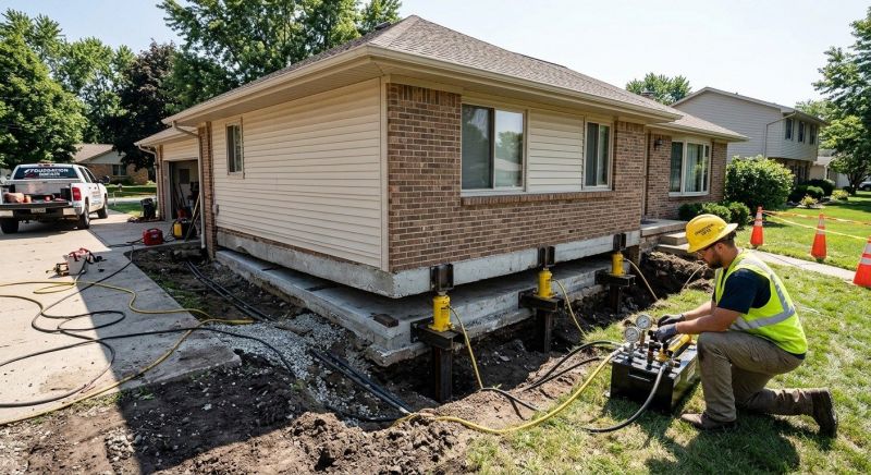 Foundation Lifting in China Grove, NC