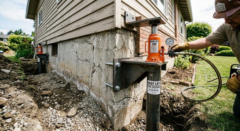 Foundation Lifting in Huntersville, NC