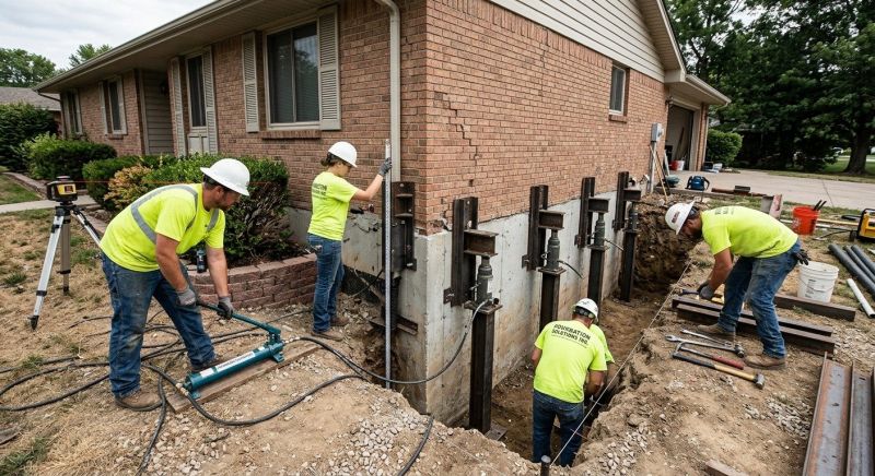Foundation Lifting in Kannapolis, NC