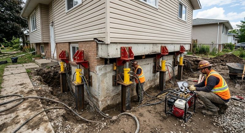 Foundation Lifting in Midland, NC