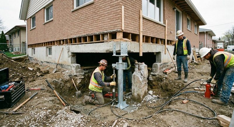Foundation Pier Repair in Cabarrus County, NC