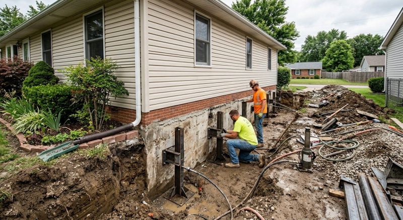 Foundation Stabilizing in Cornelius, NC