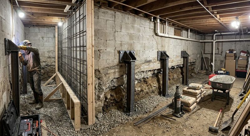Foundation Stabilizing in Indian Trail, NC