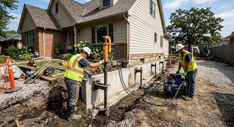 Foundation Stabilizing in Cabarrus County, NC