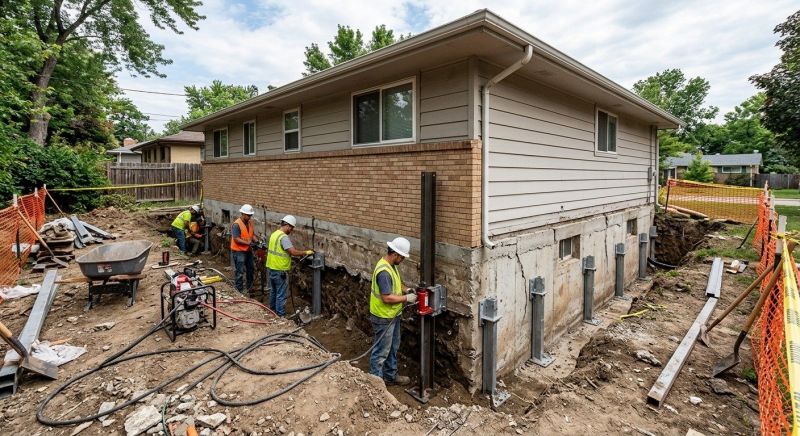 Foundation Strengthening in Cabarrus County, NC