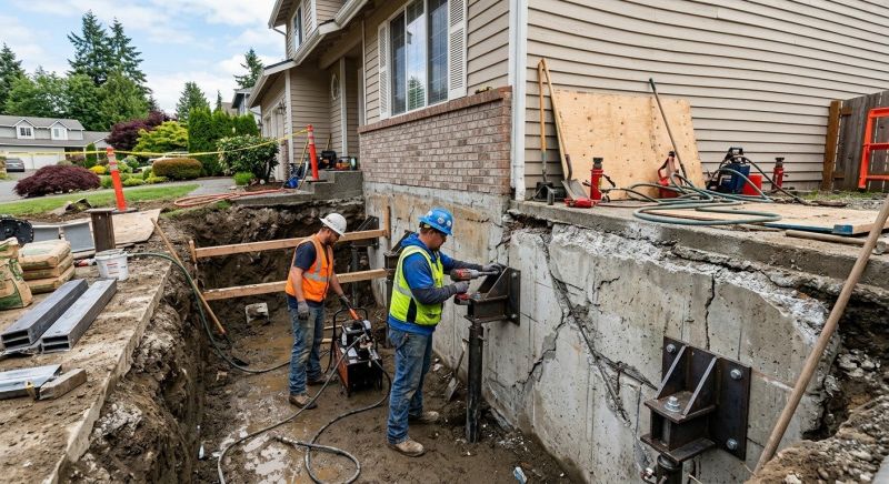 Foundation Strengthening in Cabarrus County, NC