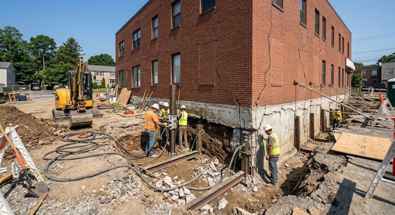 Foundation Strengthening in Cabarrus County, NC