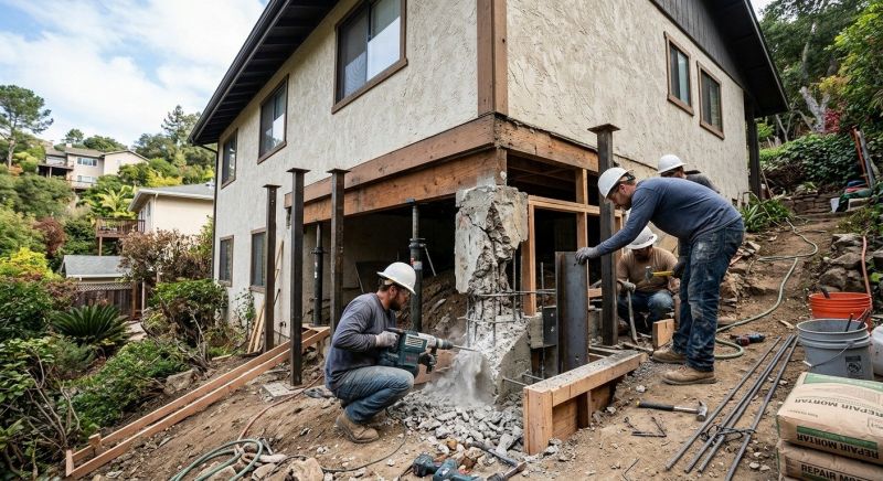 Foundation Underpinning in Cabarrus County, NC