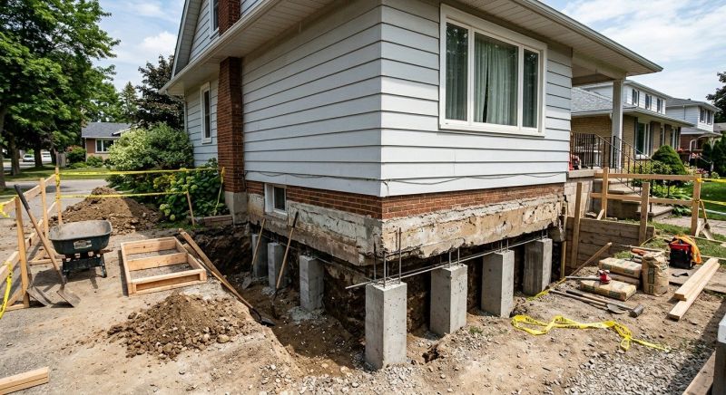 Foundation Underpinning in Cabarrus County, NC