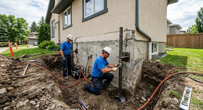 Helical Piers Installation in Cabarrus County, NC