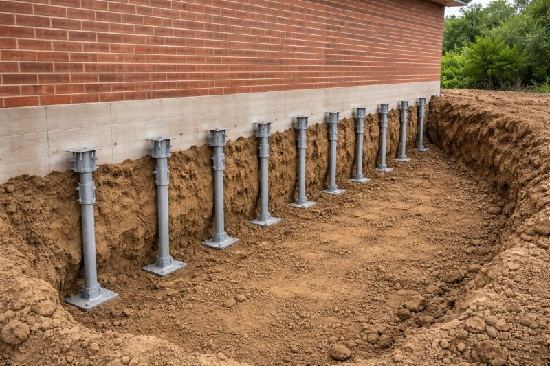 Helical Pile Installation in Cabarrus County, NC