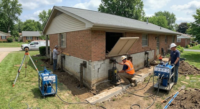 Home Foundation Leveling in Mooresville, NC
