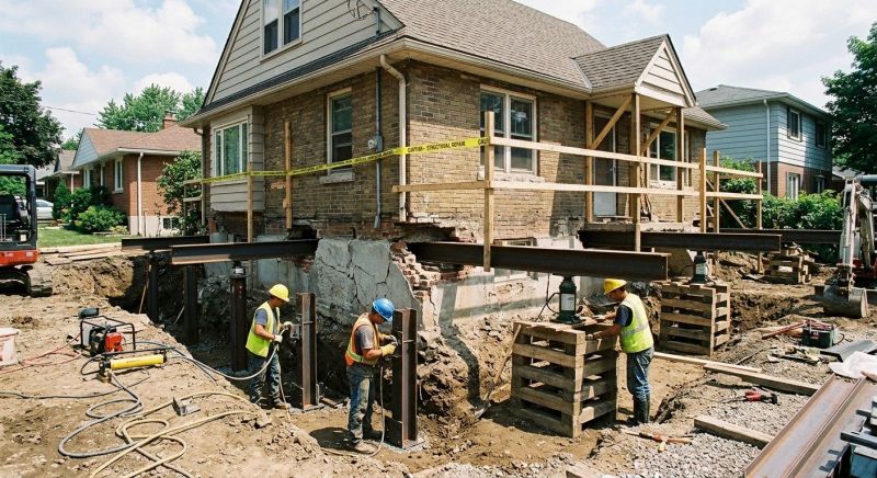 House Foundation Repair in Locust, NC
