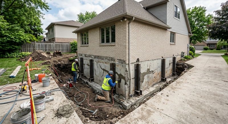 House Foundation Repair in Midland, NC