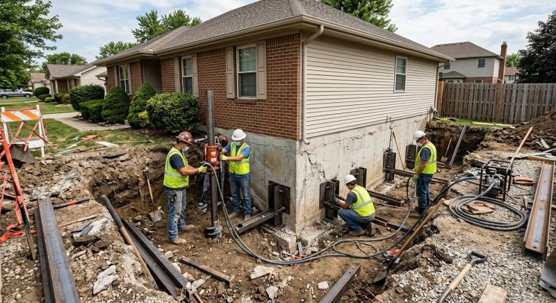 House Foundation Repair in Mooresville, NC