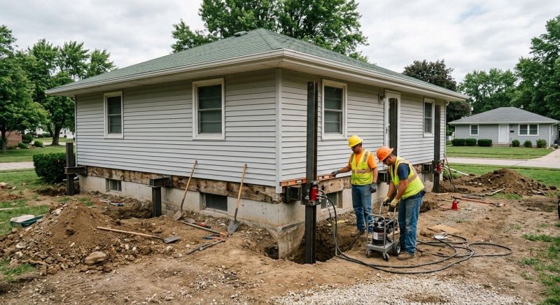 House Leveling in Huntersville, NC