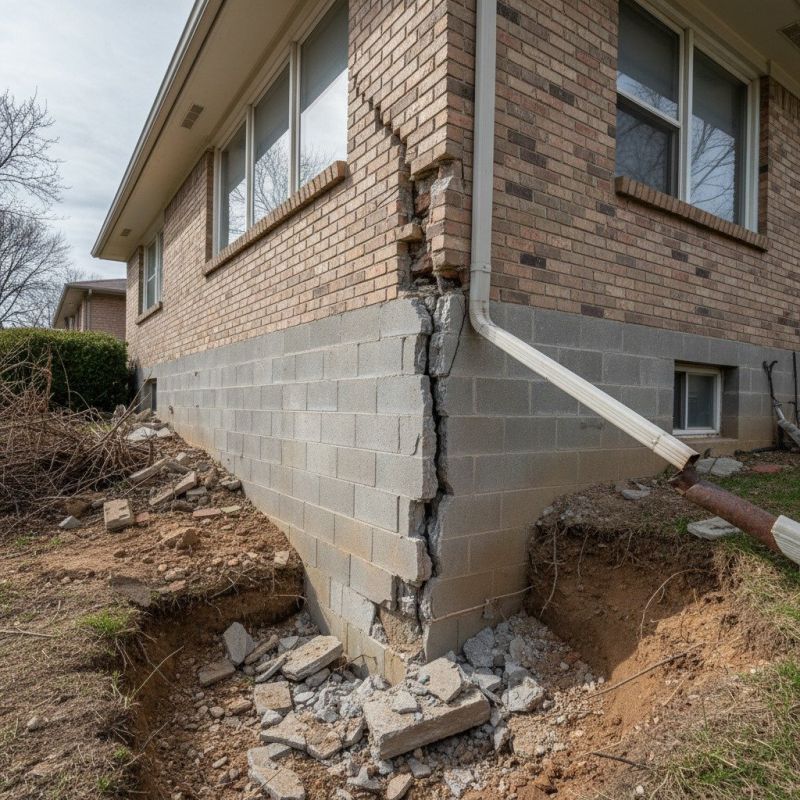 House Settling Repair in Cabarrus County, NC
