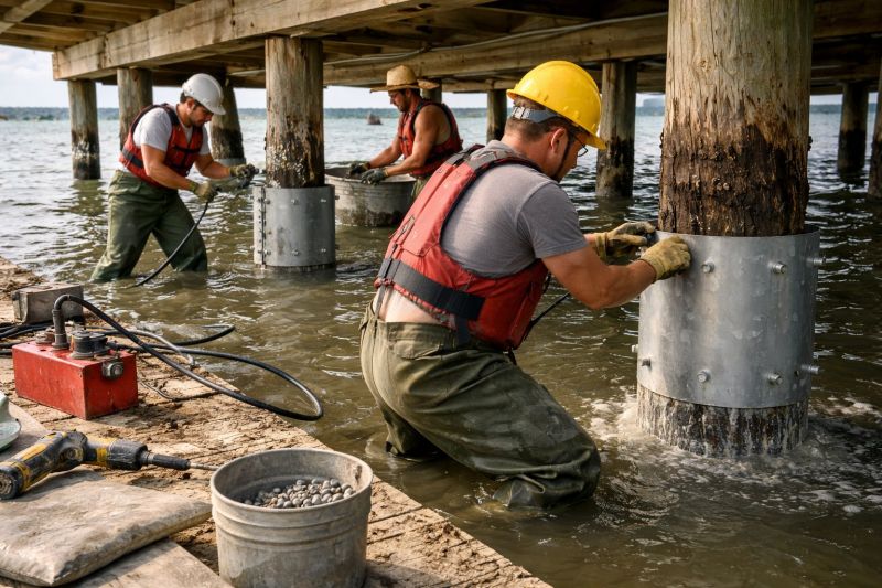 Piling Repair in Rockwell, NC
