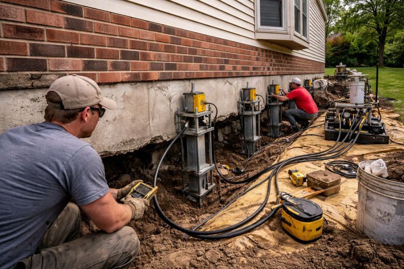 Settling Foundation Service in Mecklenburg County, NC