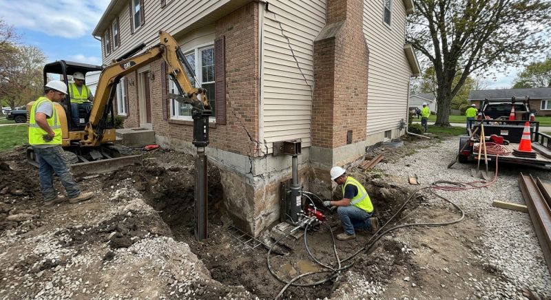 Sinking Foundation Repair in Albemarle, NC