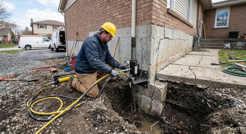 Sinking Foundation Repair in Matthews, NC