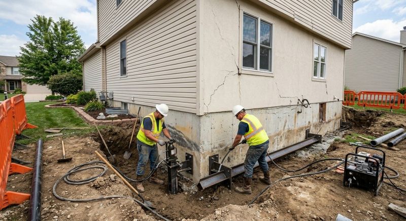Sinking Foundation Repair in Mount Pleasant, NC