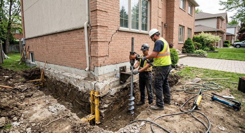 Sinking Foundation Repair in Mount Pleasant, NC